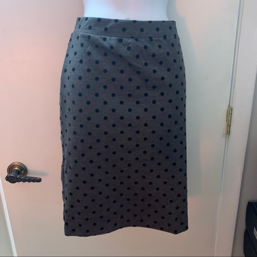 Elle Polkadot Pencil Skirt